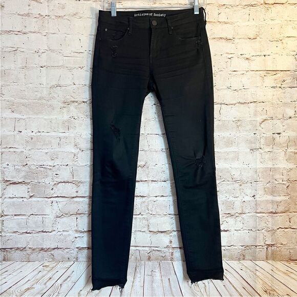 Articles of Society distressed skinny jeans - Picture 1 of 8